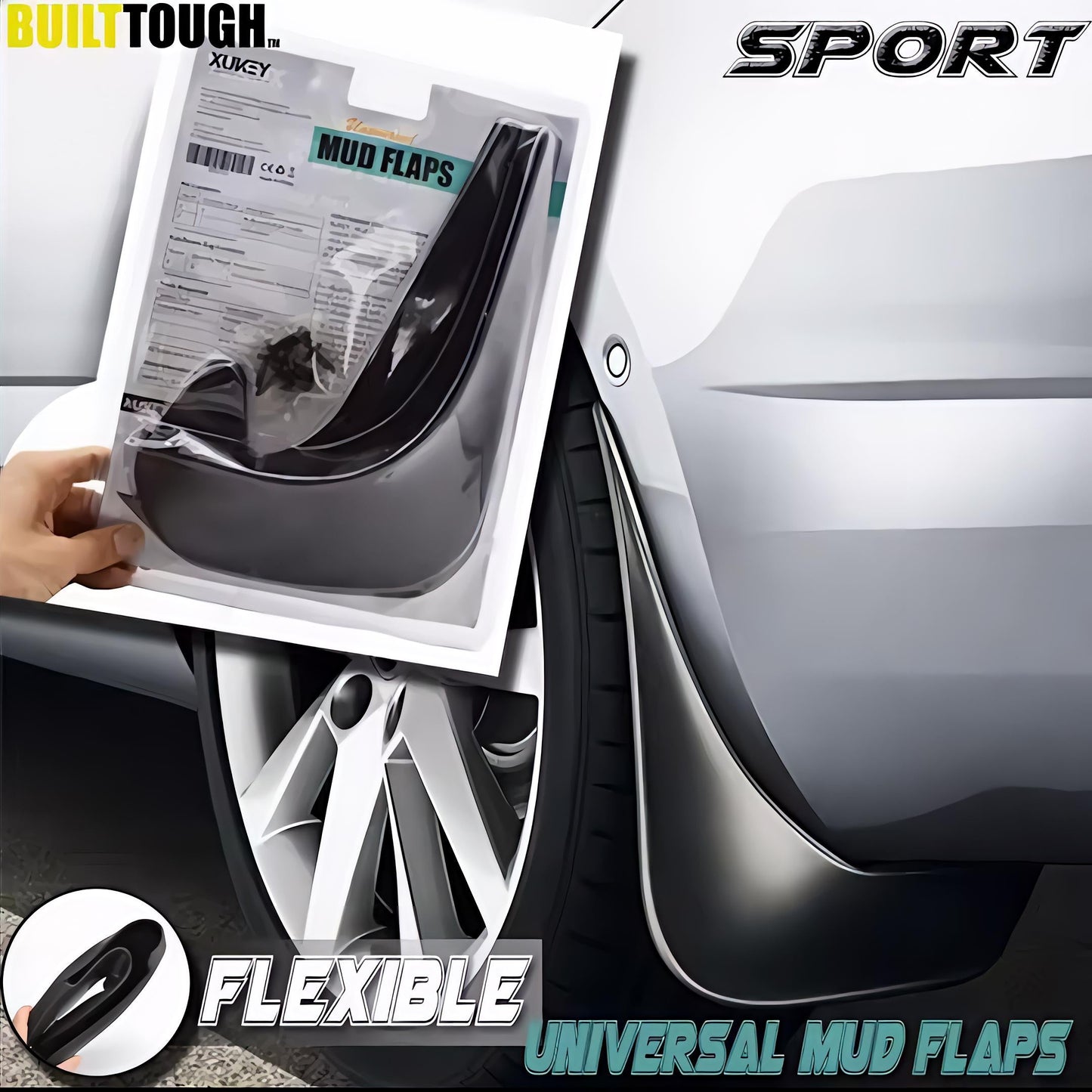 Garde-Boue Universels pour Voiture – Protection Anti-Saleté et Éclaboussures