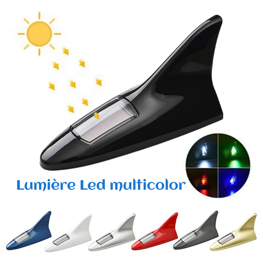 Dos de Requin Lumineux à Énergie Solaire