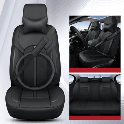 Housses de Siège Auto Premium – Cuir PVC (Ensemble Complet 5 Places)