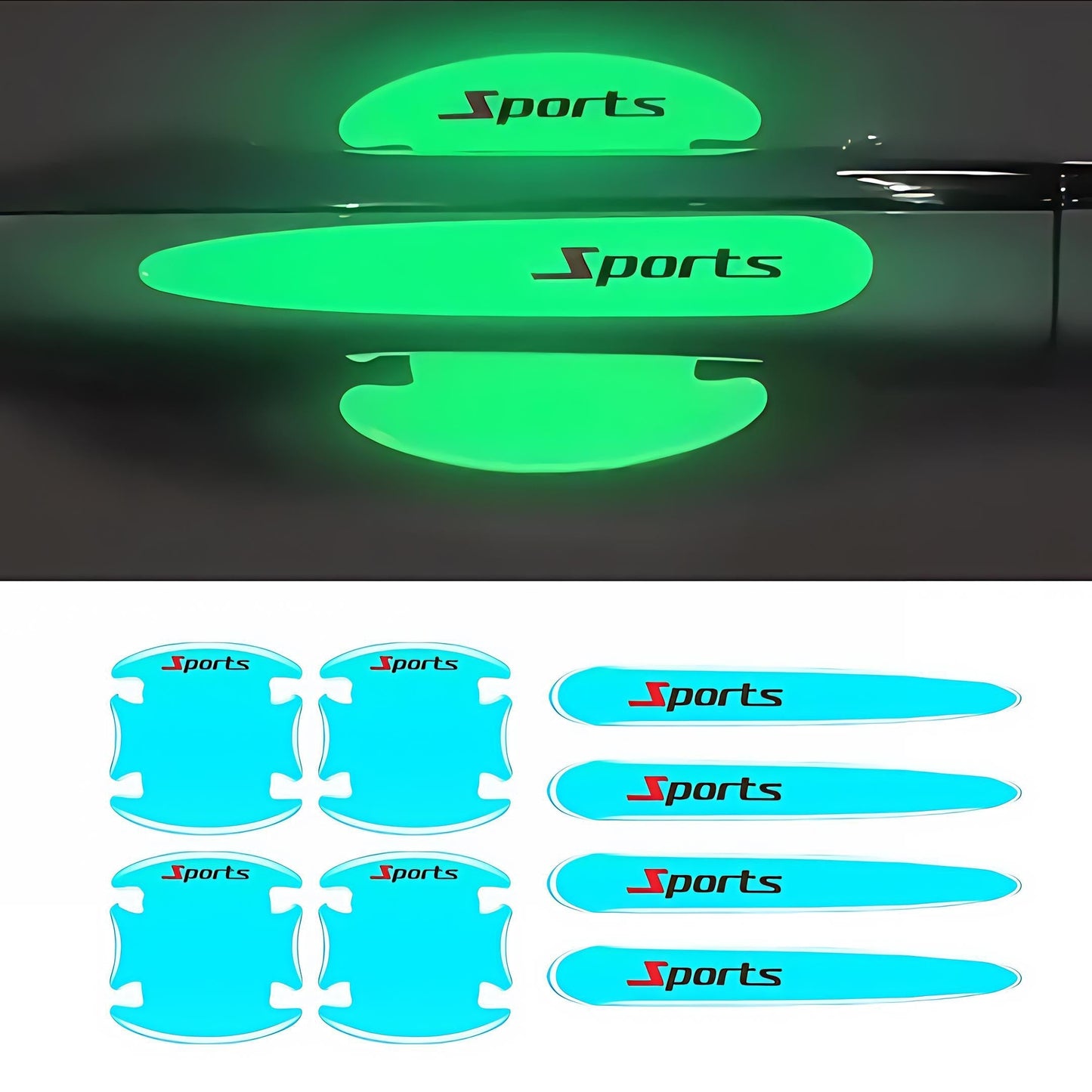 Stickers Anti-Rayure Fluorescents Universels Sport Edition